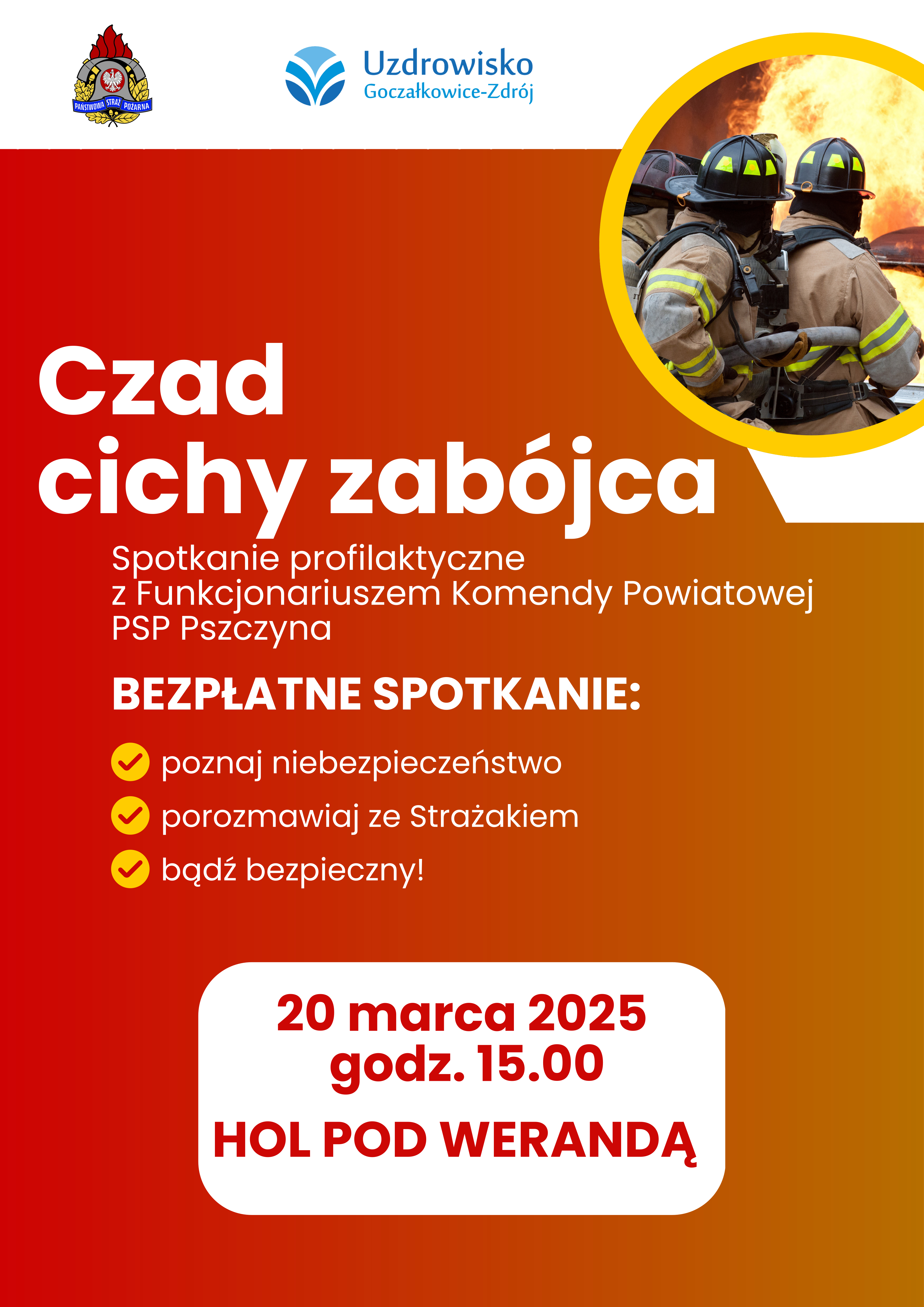 Plakat z informacjami o wydarzeniu