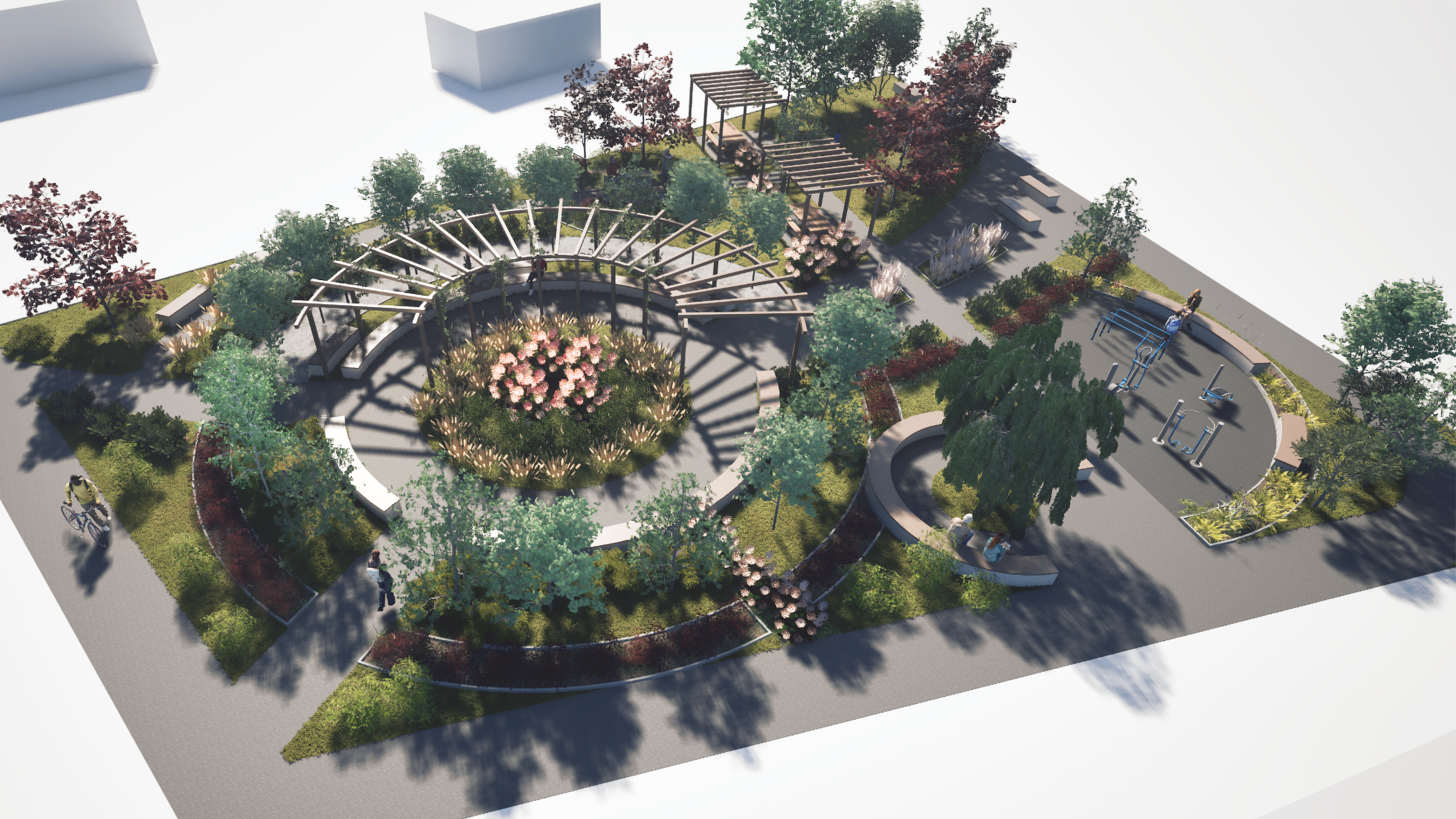 Wizualizacja parku kieszonkowego