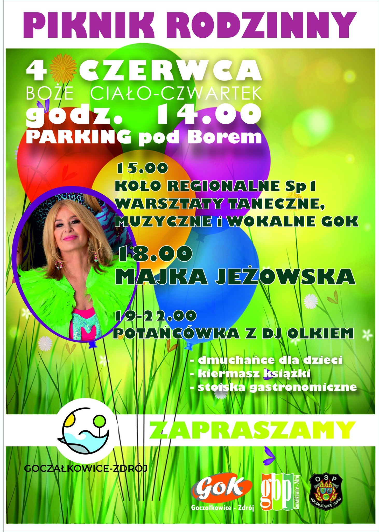 Plakat z informacjami o wydarzeniu