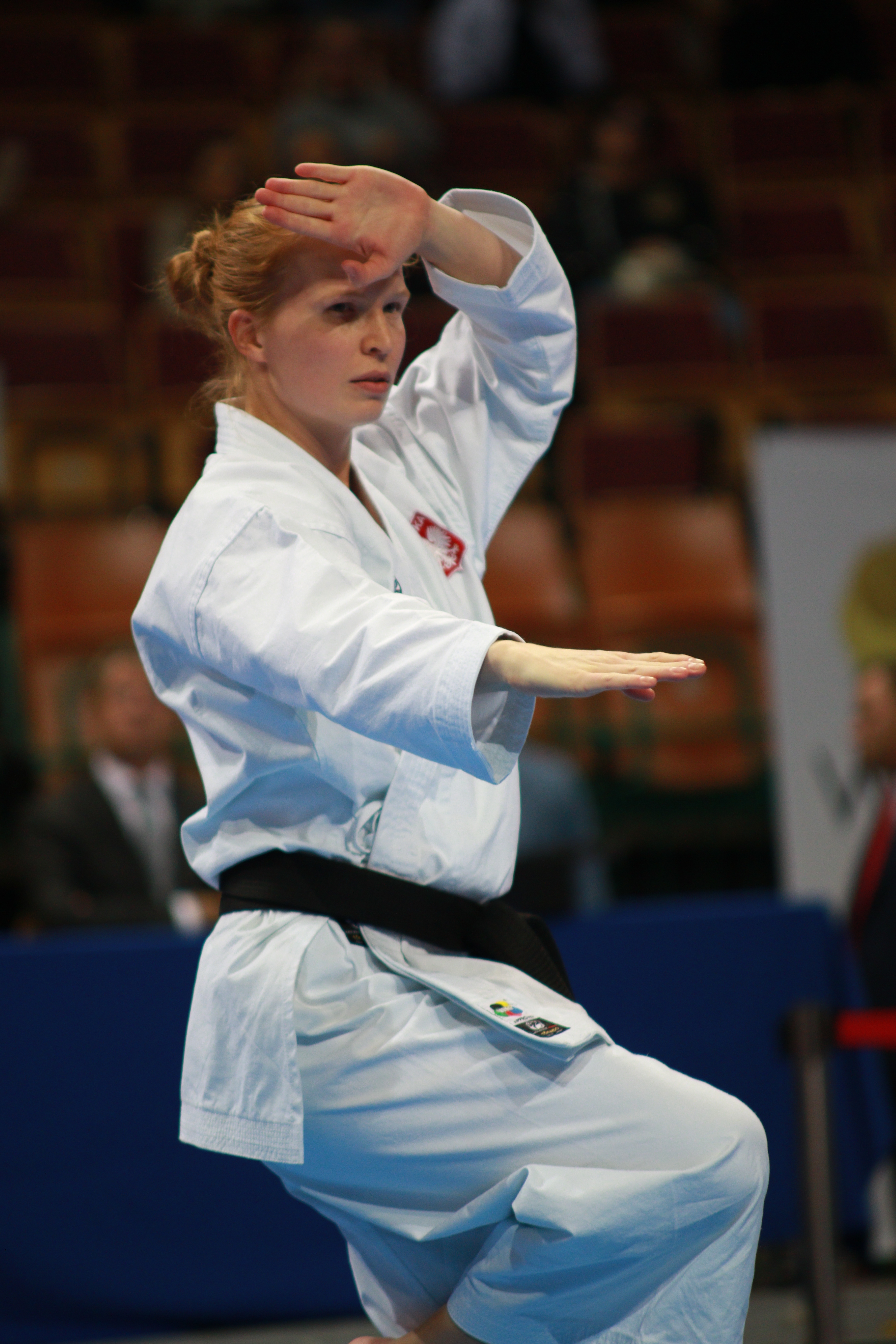 Podczas zawodów karate (Fot. archiwum prywatne)