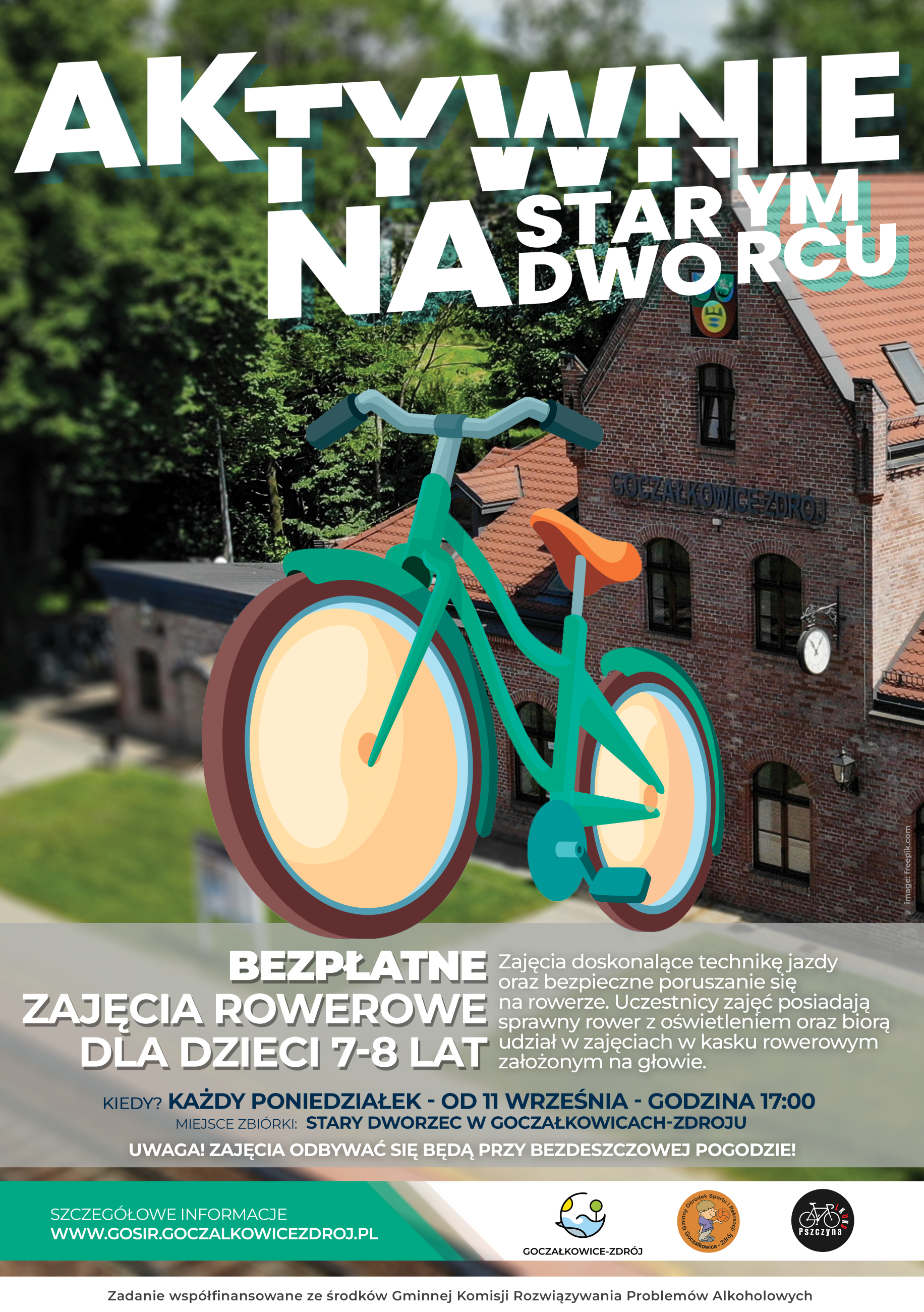 Plakat z informacjami o akcji