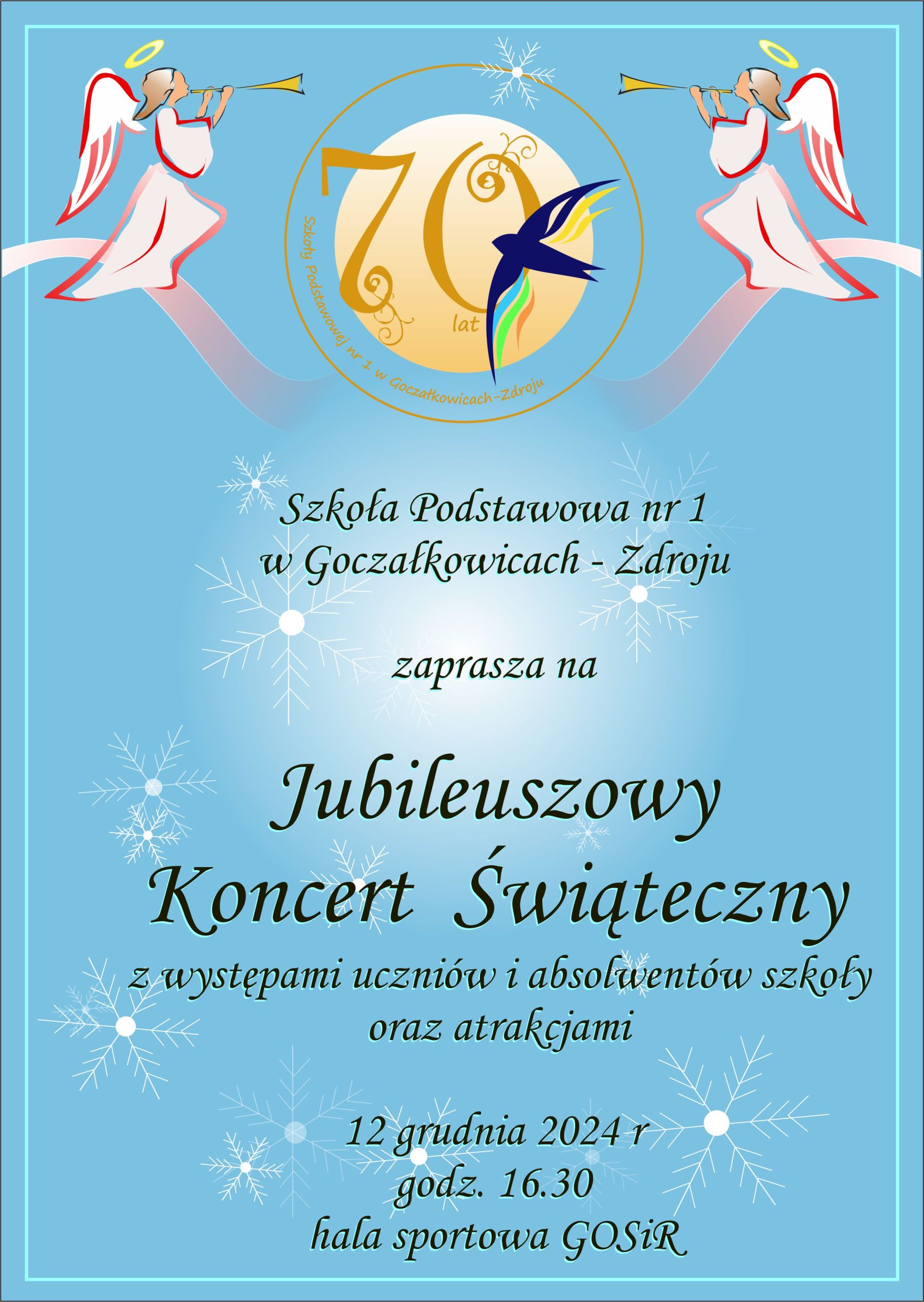 Plakat z informacjami o wydarzeniu