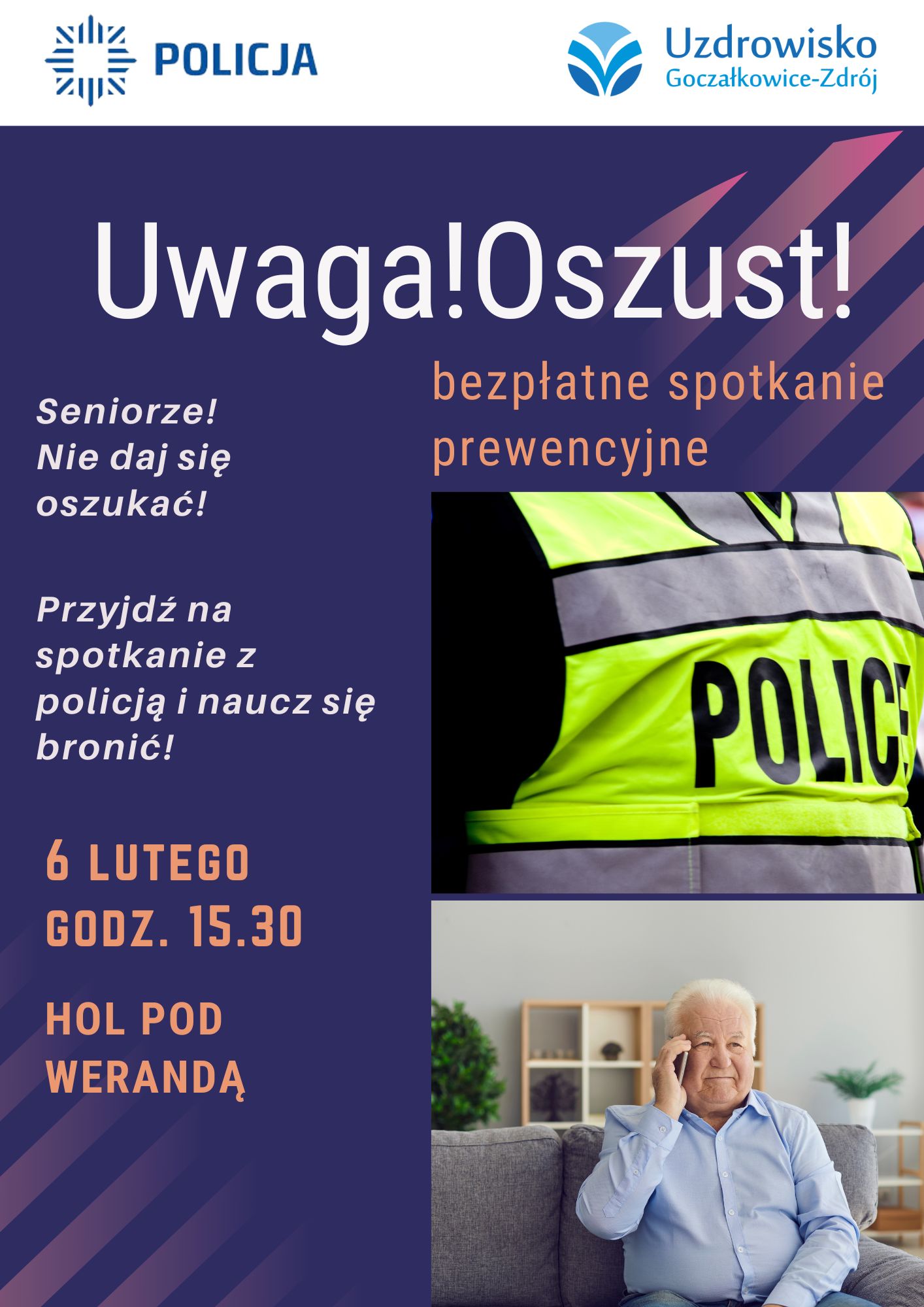 Plakat z informacjami o wydarzeniu