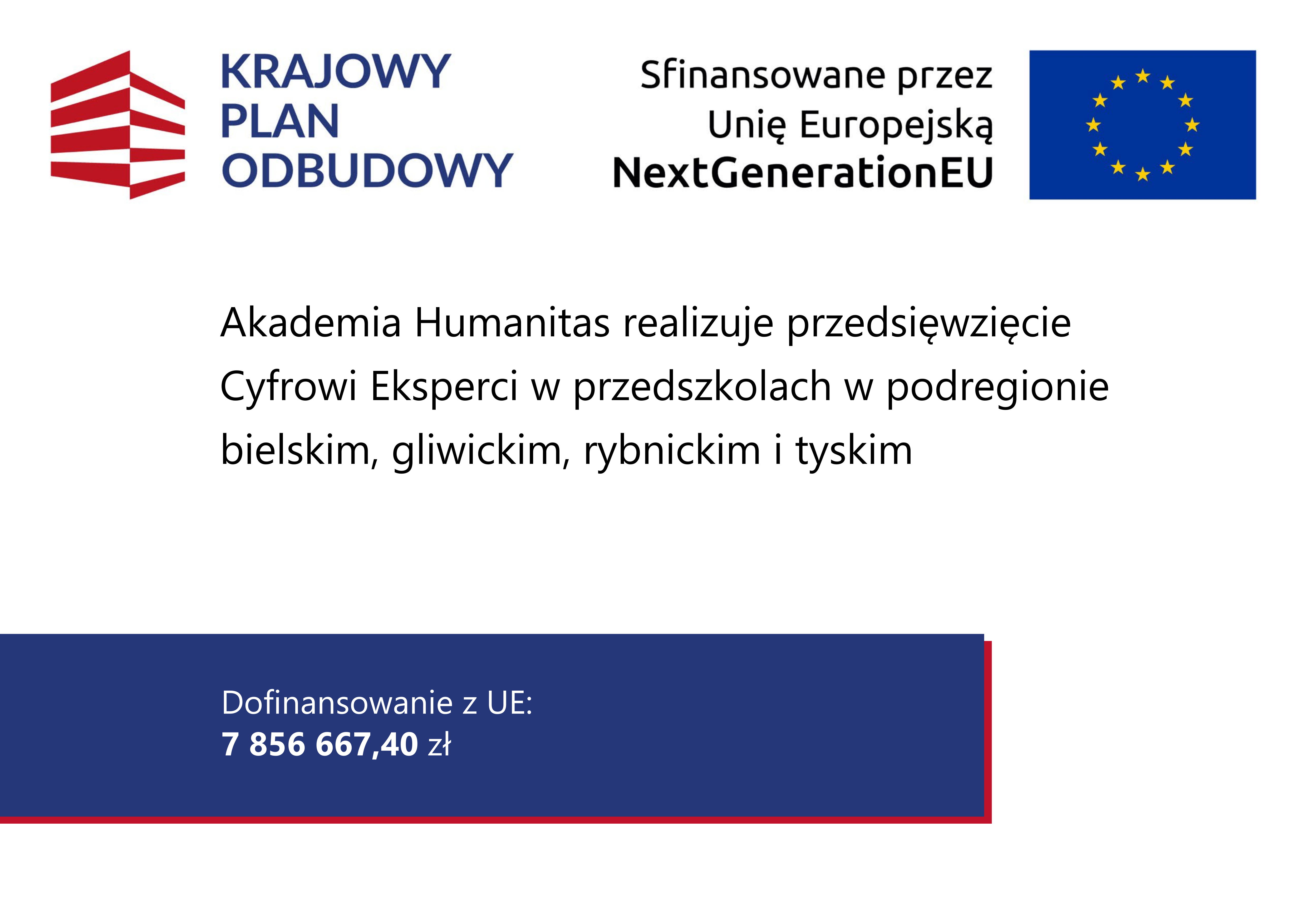 Plakat z informacją o grancie