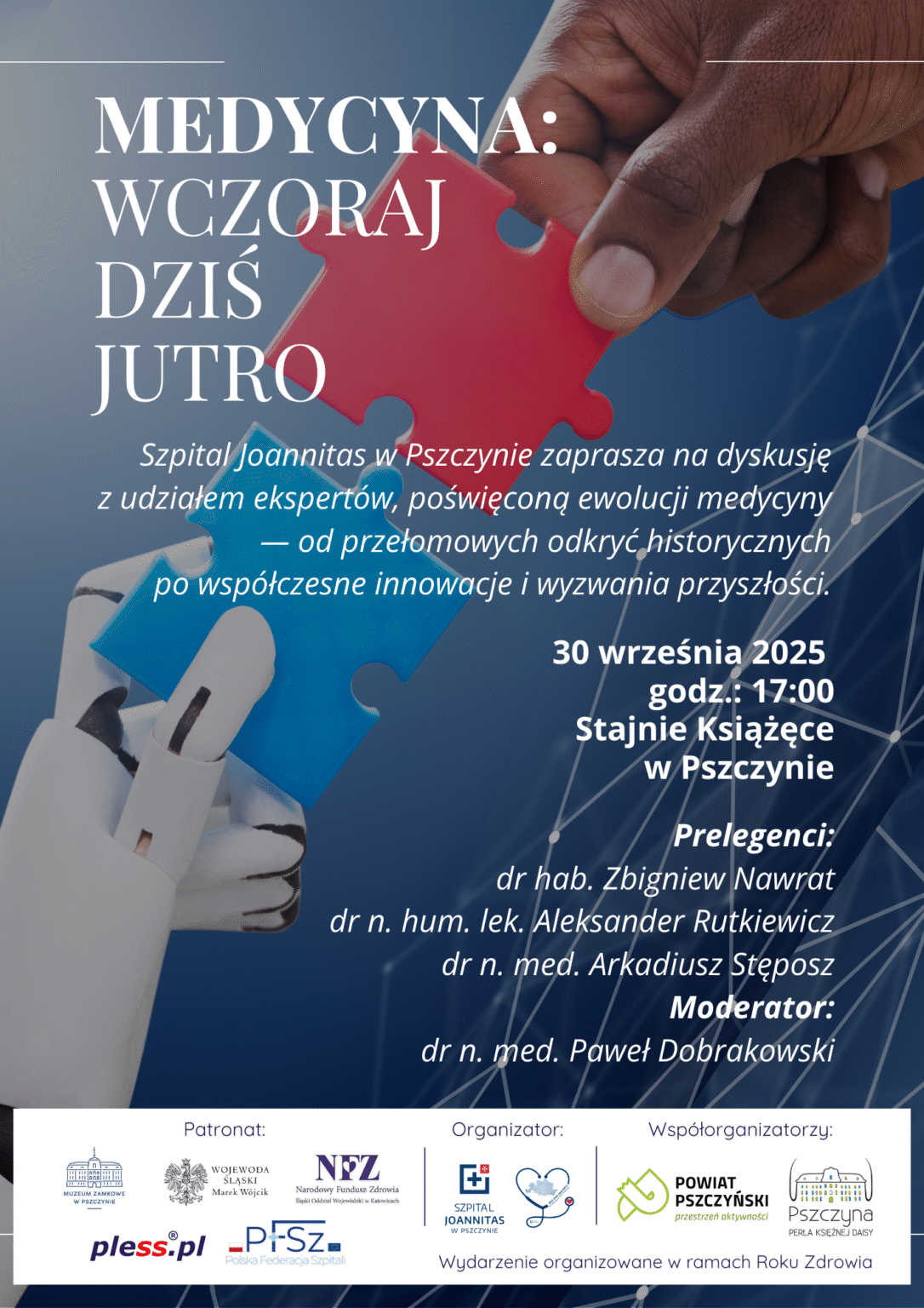 Plakat z informacjami o wydarzeniu