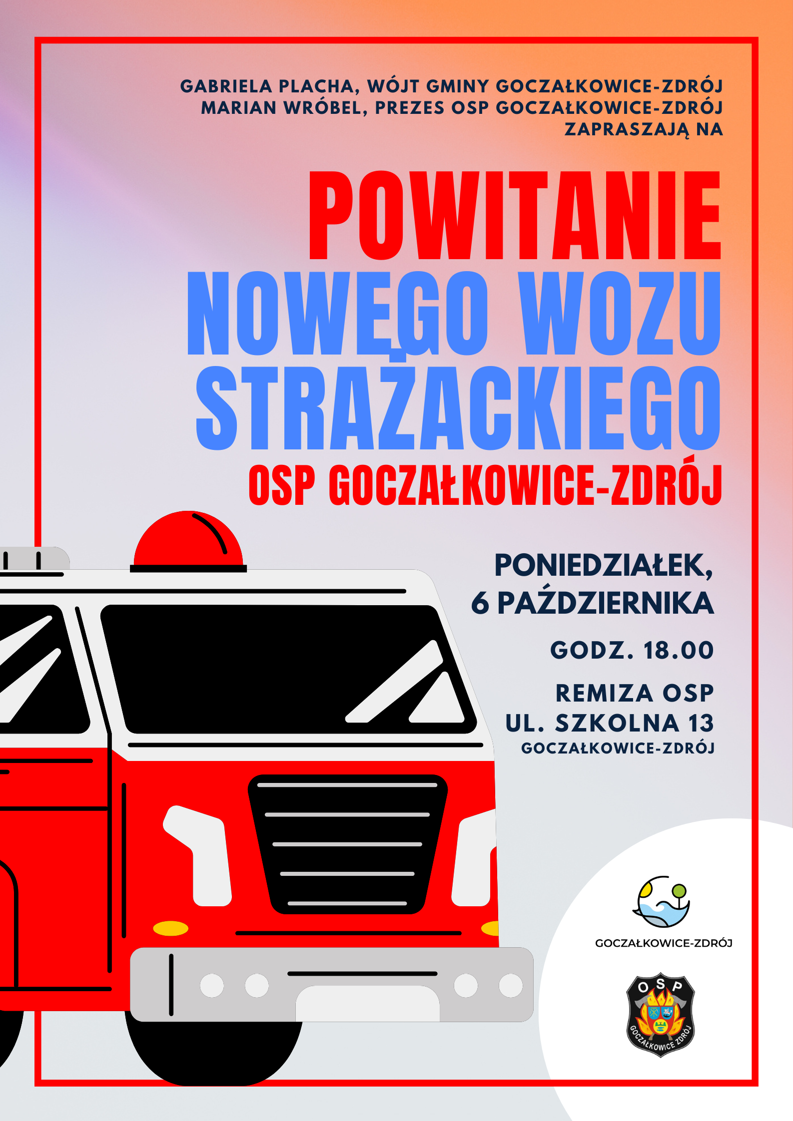 Plakat z informacjami o wydarzeniu