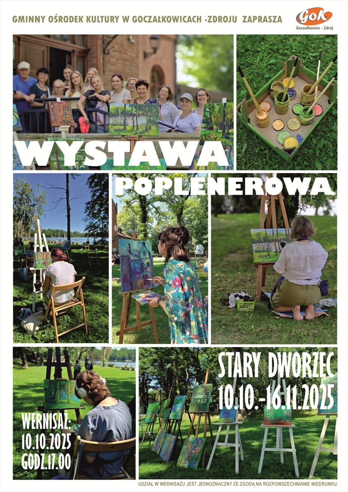 Plakat z informacjami o wydarzeniu