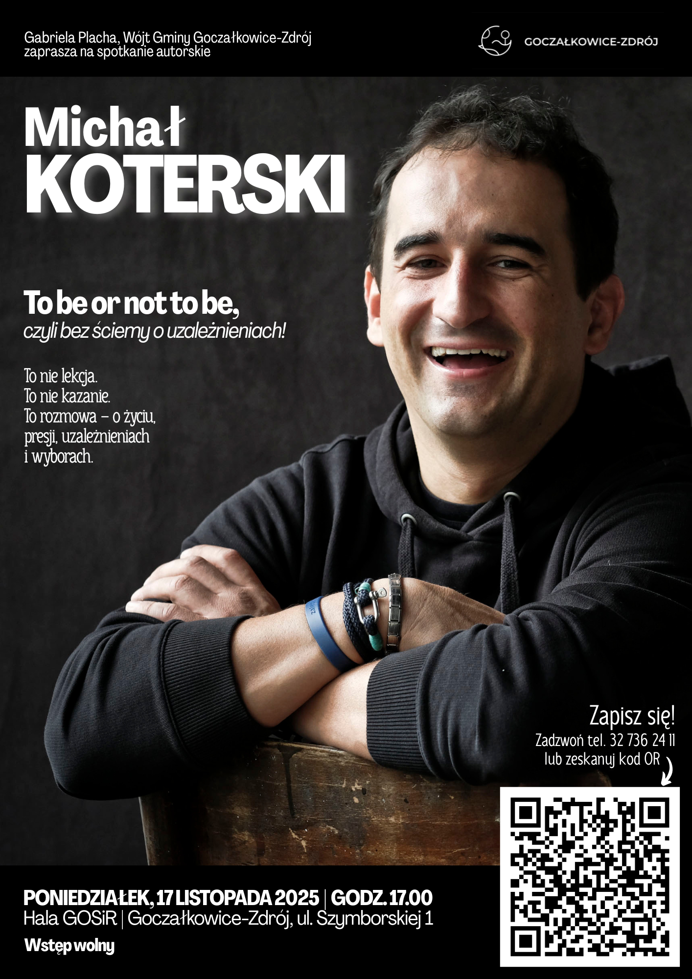 Plakat z informacjami o wydarzeniu