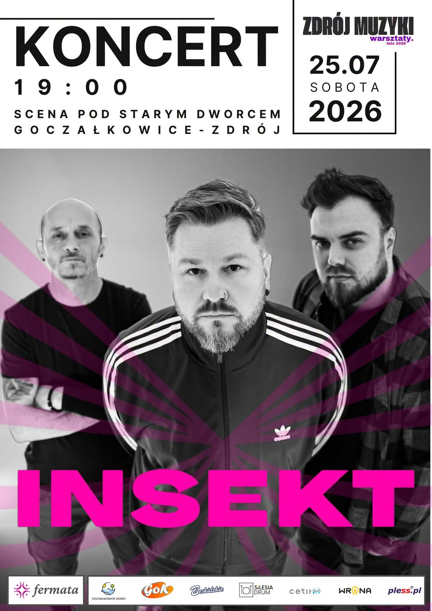 Plakat z informacjami o wydarzeniu