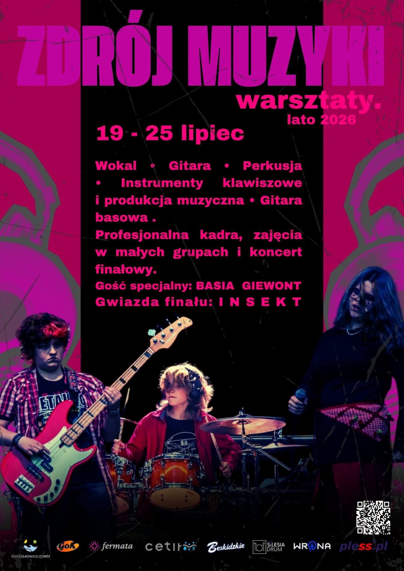 Plakat z informacjami o wydarzeniu