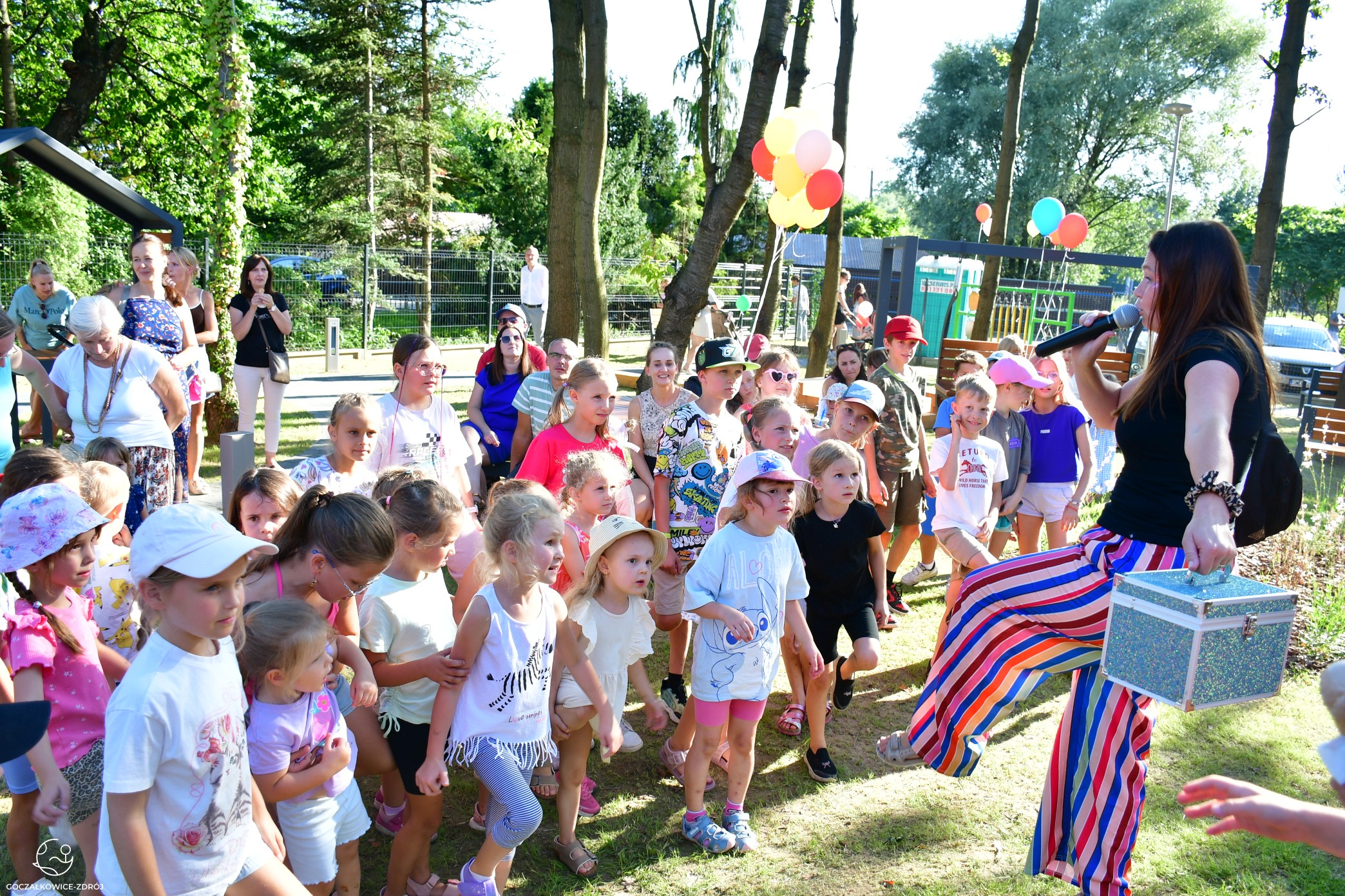 Zabawa podczas otwarcia
