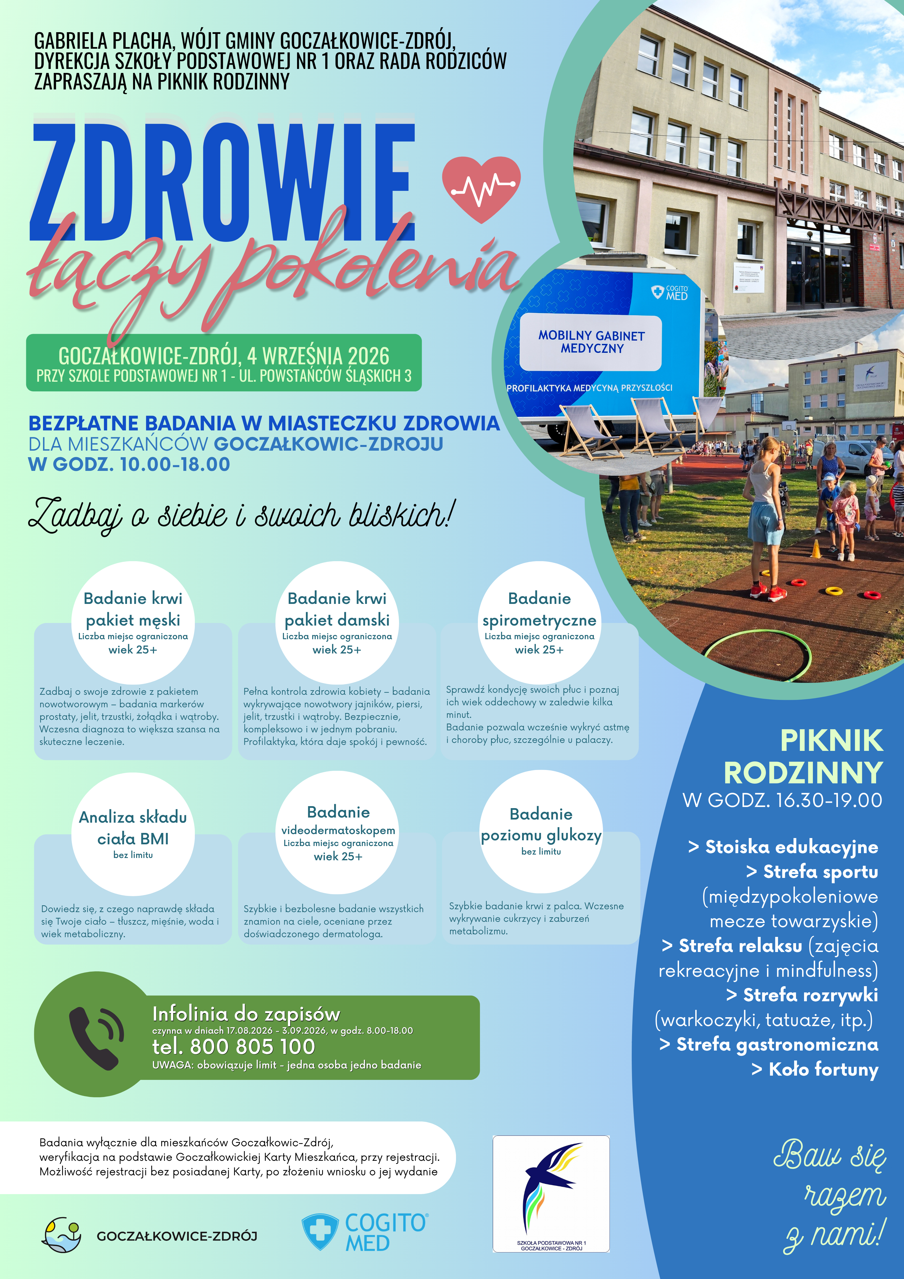 Plakat z informacjami o wydarzeniu