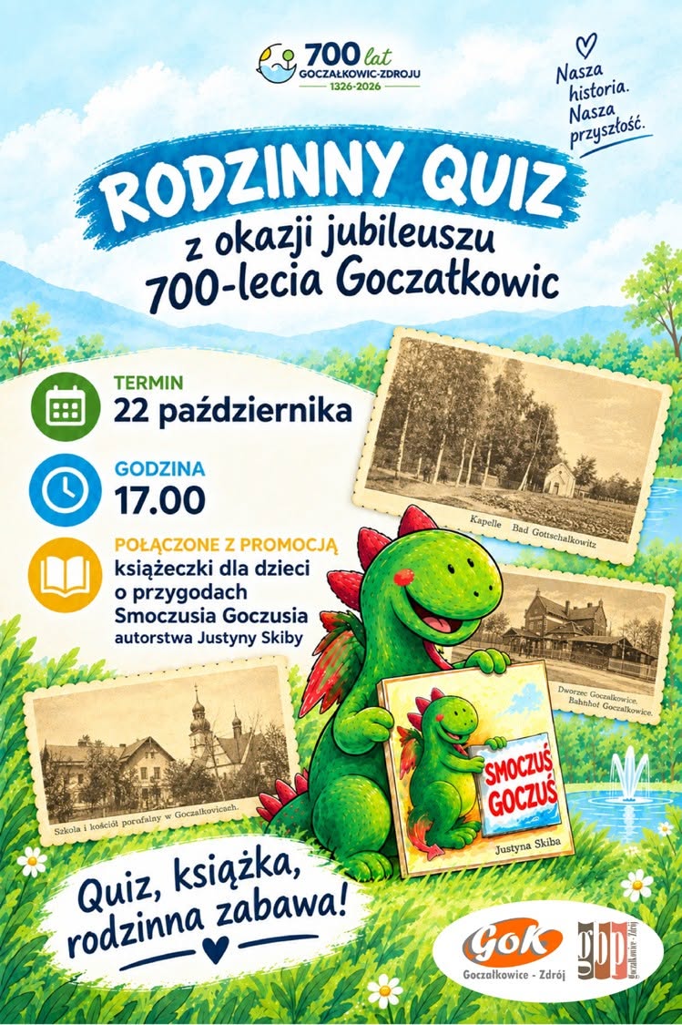 Plakat z informacjami o wydarzeniu